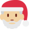 Santa Claus - Medium Light emoji on Twitter